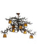 Meyda Tiffany - 145178 - Eight Light Chandelier - Pine Branch - Vintage Copper