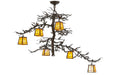 Meyda Tiffany - 145308 - Six Light Chandelier - Pine Branch - Custom