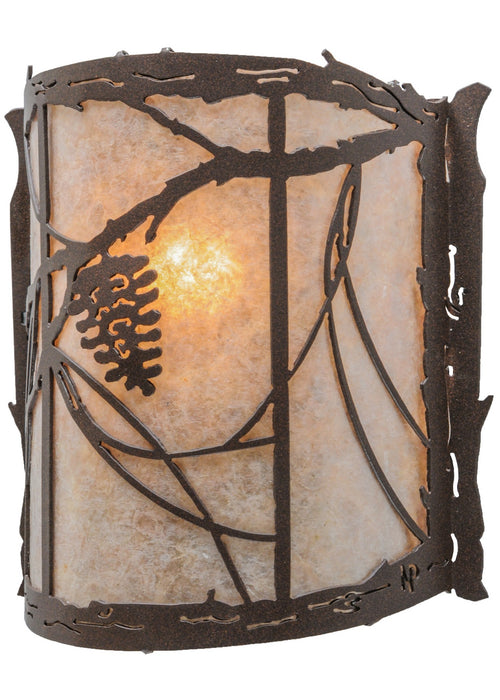 Meyda Tiffany - 145311 - One Light Wall Sconce - Whispering Pines - Custom
