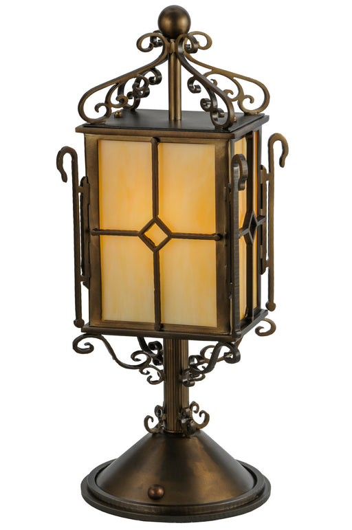 Meyda Tiffany - 145795 - One Light Tabletop Lantern - Standford - Antique Copper