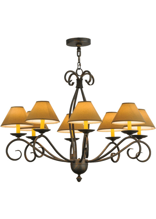 Meyda Tiffany - 145951 - Eight Light Chandelier - Sienna - French Bronzed,Custom