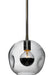 Meyda Tiffany - 145995 - One Light Mini Pendant - Deformado - Chrome