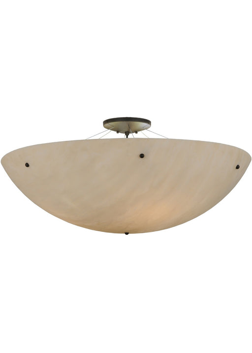 Meyda Tiffany - 146028 - Six Light Inverted Pendant - Cypola - Custom,Oil Rubbed Bronze