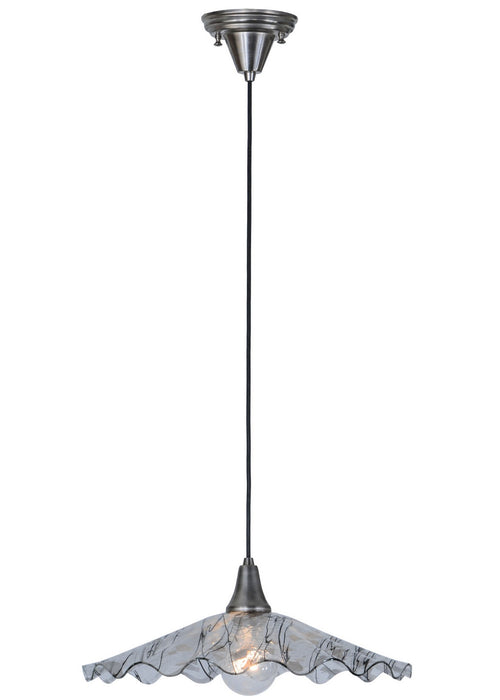 Meyda Tiffany - 146083 - One Light Pendant - Metro Fusion - Custom,Brushed Nickel