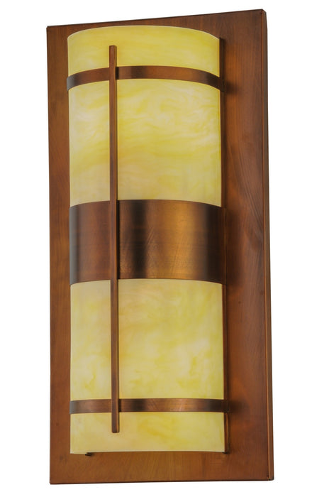 Meyda Tiffany - 146612 - LED Wall Sconce - Manitowac - Vintage Copper,Custom