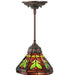 Meyda Tiffany - 146949 - One Light Mini Pendant - Middleton - Custom,Mahogany Bronze