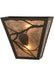 Meyda Tiffany - 147248 - Two Light Wall Sconce - Whispering Pines - Oil Rubbed Bronze