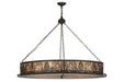 Meyda Tiffany - 147372 - Eight Light Pendant - Mountain Pine - Oil Rubbed Bronze