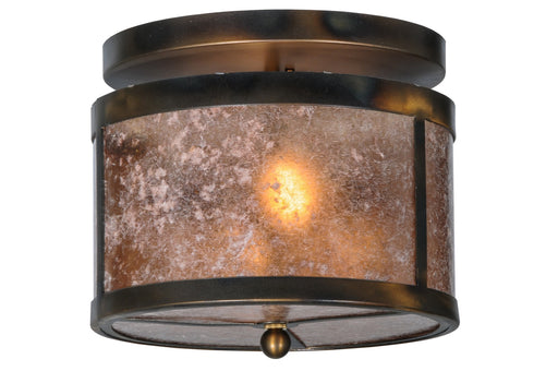 Meyda Tiffany - 147377 - Two Light Flushmount - Smythe Craftsman - Antique Copper