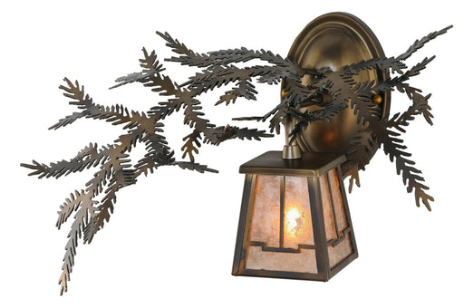 Meyda Tiffany - 147378 - One Light Wall Sconce - Pine Branch - Antique Copper,Custom