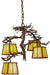 Meyda Tiffany - 147619 - Four Light Chandelier - Pine Branch - Custom