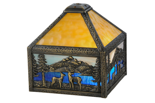 Meyda Tiffany - 147736 - Shade - Deer Lodge - Craftsman Brown,Custom