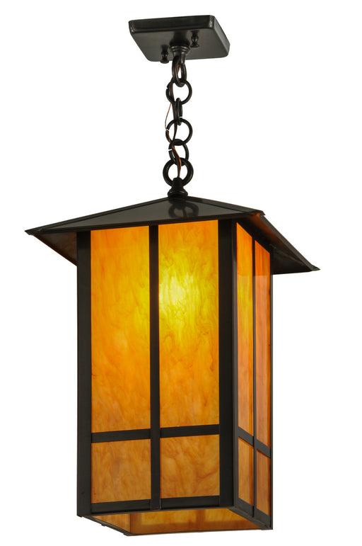 Meyda Tiffany - 147860 - One Light Pendant - Seneca - Craftsman Brown