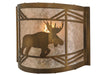 Meyda Tiffany - 148035 - One Light Wall Sconce - Lone Moose - Antique Copper