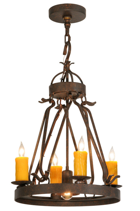 Meyda Tiffany - 148235 - Five Light Chandelier - Lakeshore - Custom