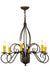 Meyda Tiffany - 148751 - Six Light Chandelier - Squire - Custom