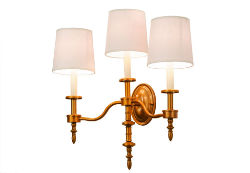 Three Light Wall Sconce