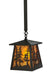 Meyda Tiffany - 149025 - One Light Mini Pendant - Tall Pines - Hand Wrought Iron