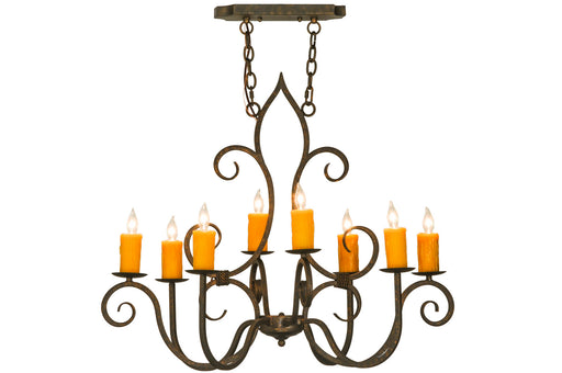 Meyda Tiffany - 149115 - Eight Light Chandelier - Clifton - Oil Rubbed Bronze