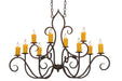 Meyda Tiffany - 149375 - Ten Light Chandelier - Clifton - Custom