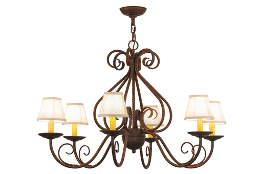 Meyda Tiffany - 149663 - Six Light Chandelier - Jenna - Rust,Custom