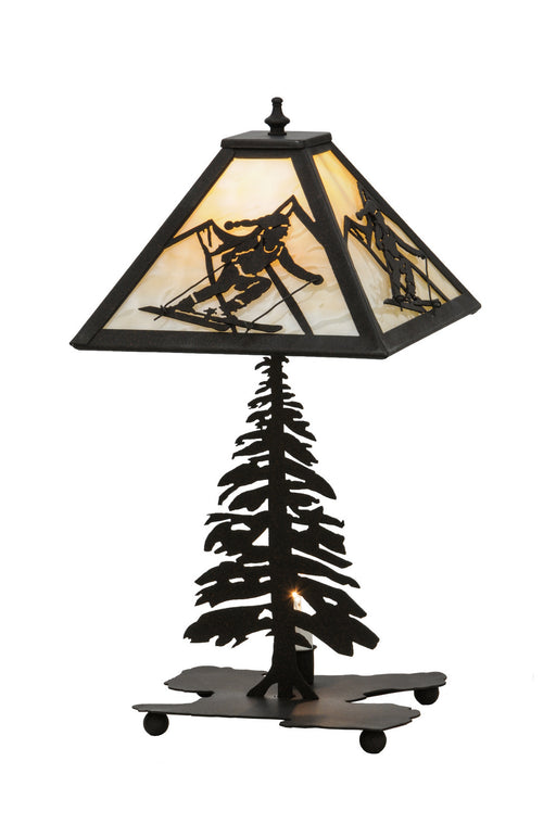 Meyda Tiffany - 150136 - Two Light Table Lamp - Alpine - Dark Roast