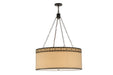 Meyda Tiffany - 150293 - Six Light Pendant - Cilindro - Timeless Bronze