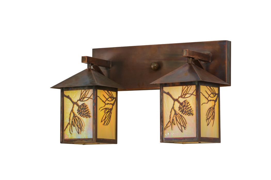 Meyda Tiffany - 150776 - Two Light Vanity - Balsam Pine - Vintage Copper