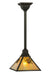 Meyda Tiffany - 150824 - One Light Mini Pendant - Winter Pine - Craftsman Brown