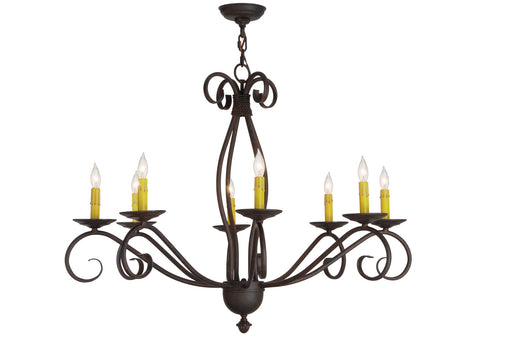 Meyda Tiffany - 151019 - Eight Light Chandelier - Sienna - Timeless Bronze