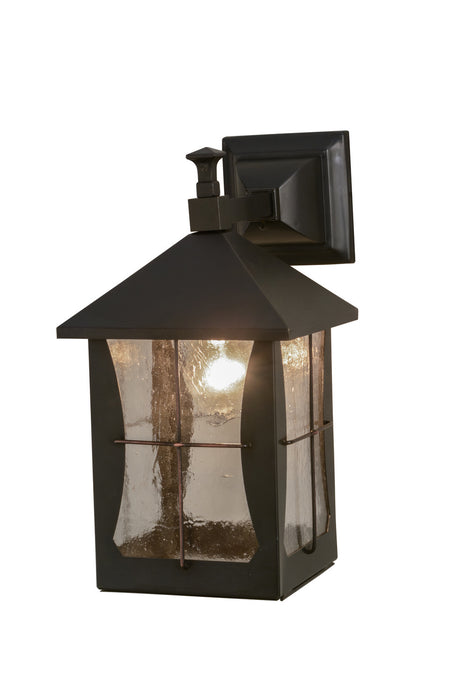 Meyda Tiffany - 151021 - One Light Wall Sconce - Pelham Manor - Craftsman Brown