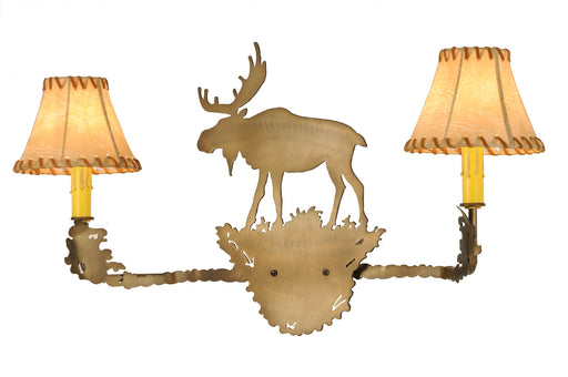 Meyda Tiffany - 151163 - Two Light Vanity - Moose - Antique Copper