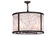 Meyda Tiffany - 151397 - Four Light Pendant - Cilindro - Oil Rubbed Bronze