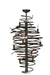 Meyda Tiffany - 152135 - Nine Light Chandelier - Cyclone - Timeless Bronze