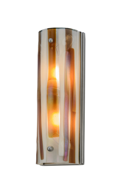 Meyda Tiffany - 152189 - Two Light Wall Sconce - Metro Fusion - Nickel