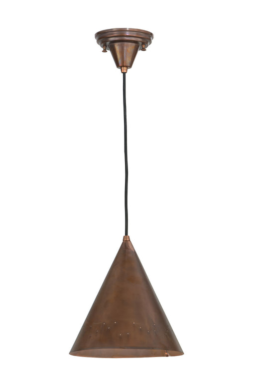 Meyda Tiffany - 152273 - One Light Pendant - Cone - Vintage Copper