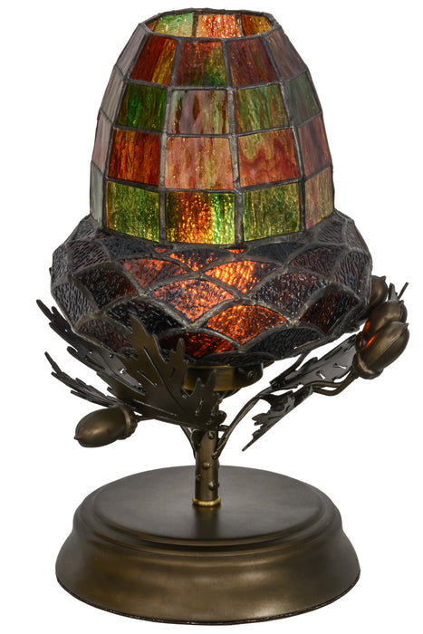 Meyda Tiffany - 152371 - One Light Mini Lamp - Greenbriar Oak - Antique Copper