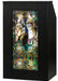 Meyda Tiffany - 152407 - Lighted Podium - Tiffany Peacock Wisteria - Steel