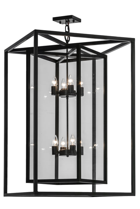 Meyda Tiffany - 152602 - Eight Light Pendant - Kitzi Box - Timeless Bronze