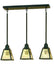 Meyda Tiffany - 20681 - Three Light Pendant - Winter Pine - Craftsman