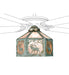 Meyda Tiffany - 22341 - One Light Fan Light Shade - Lone Elk - Verdigris