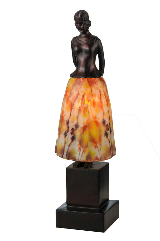 Meyda Tiffany - 24085 - One Light Accent Lamp - Silhouette - Mahogany Bronze