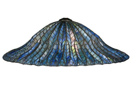 Meyda Tiffany - 28863 - Shade - Tiffany Lotus Leaf - Green/Blue