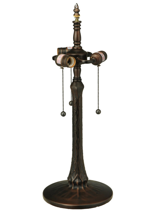 Meyda Tiffany - 30972 - Three Light Table Base Hardware - Tiffany Tree - Rust