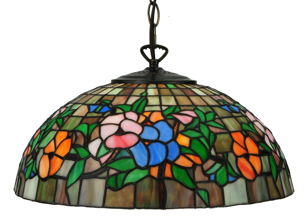 Meyda Tiffany - 31105 - One Light Pendant - Hanging Pansy