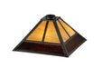 Meyda Tiffany - 31324 - Shade - T`` Mission`` - Craftsman Brown