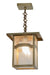 Meyda Tiffany - 38990 - One Light Pendant - Hyde Park - Satin Brass