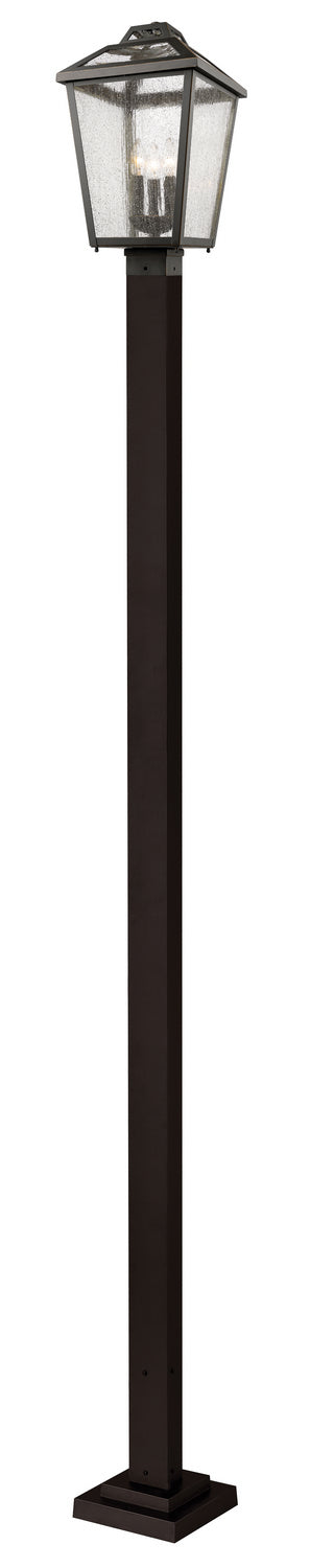 Z-Lite - 539PHBS-536P-ORB - Three Light Outdoor Post Mount - Bayland - Oil Rubbed Bronze