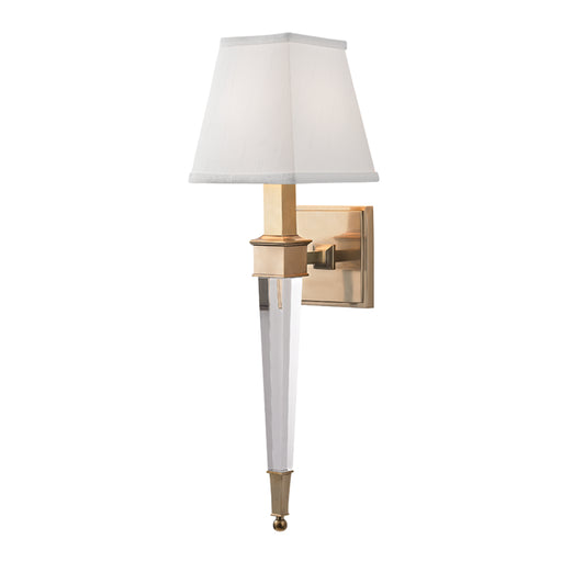 Hudson Valley - 2401-AGB - One Light Wall Sconce - Ruskin - Aged Brass