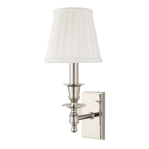 Hudson Valley - 6801-PN - One Light Wall Sconce - Ludlow - Polished Nickel